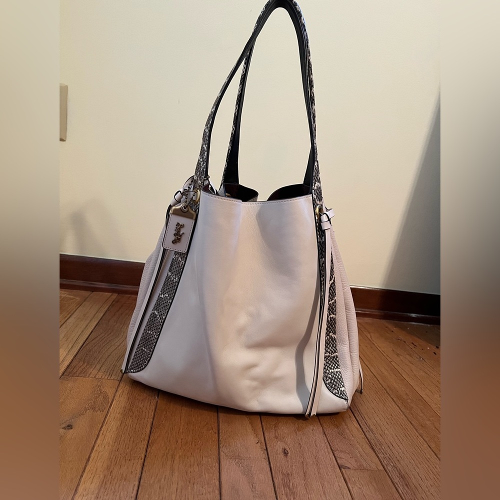 Coach Harmony Hobo 33 in Colorblock with Snakeskin Detail